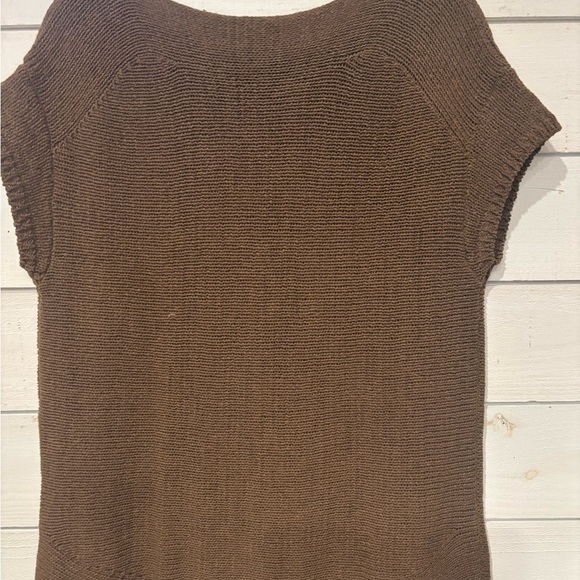 Talbots Olive Green Crew Neck Sweater Short Sleeve in size medium - Picture 11 of 14